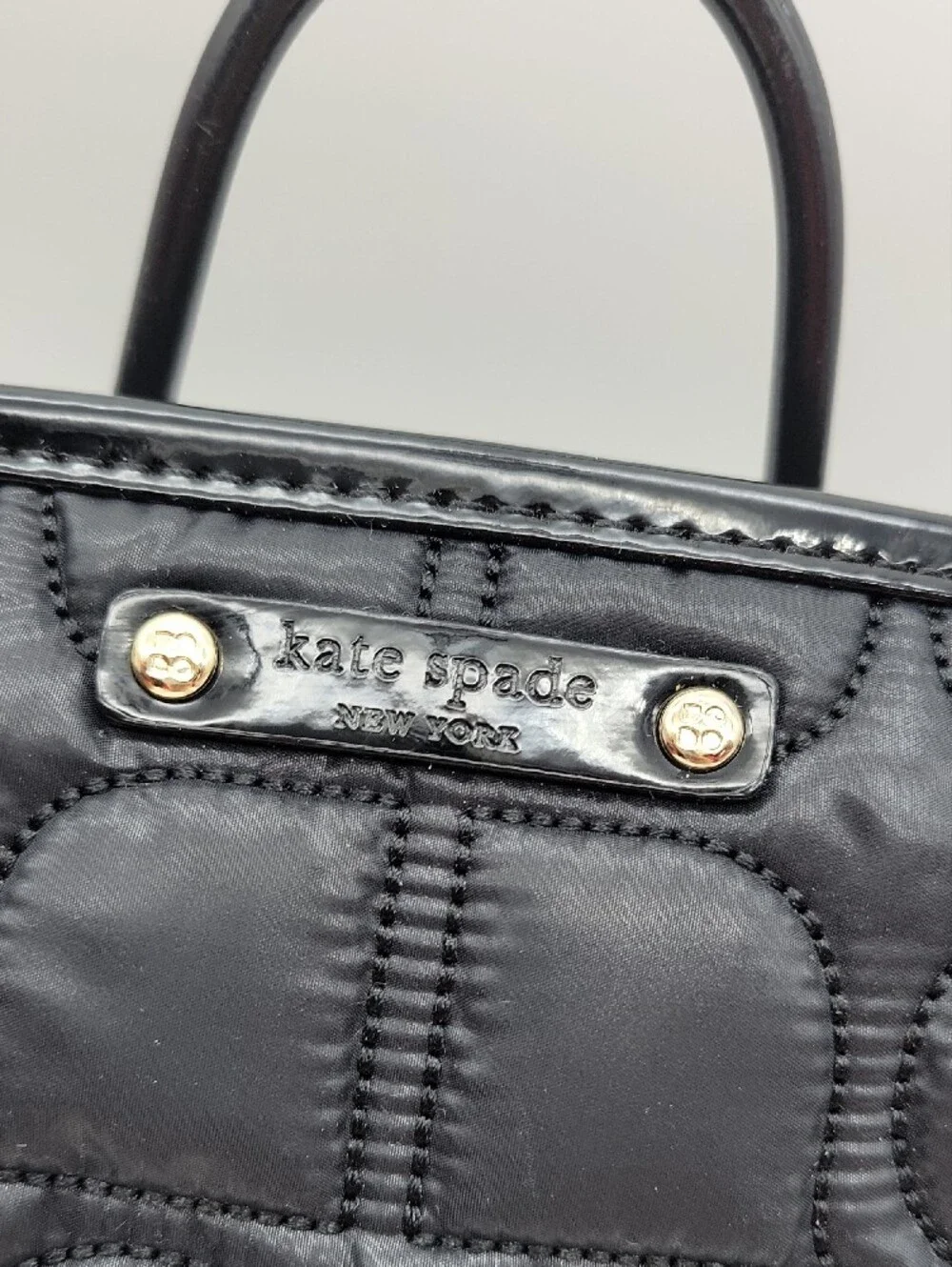 Kate Spade Black Quilted Eddie Clutch NWT